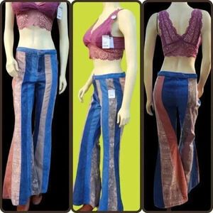 Free People Serena Low-Rise Flare Jeans